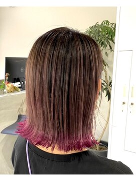 シエラ 心斎橋(CIERA.) CIERA.裾カラー×Cherryピンク