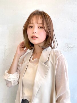 レイラバイアフロート 吉祥寺(Lila by afloat) 内巻きボブ/ワンカールボブ/インナーカラーボブ/ふんわりボブ