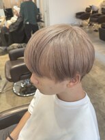 ヘアーブレイス(hair brace) ブリーチ一回ミルクティーベージュstylist聖斗