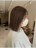 ボブ/抜け感ベージュ/インスタ@revo_ishida[流山おおたかの森駅]