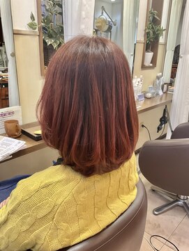 コア フィール ア デイ(COIFFURE A DAY) 【見附今町M3D髪質改善】ノンジアミンカラー