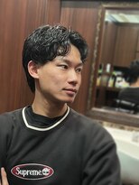 ヒロギンザ 大阪本店(HIRO GINZA)&nbsp;センターパート×カルマパーマ