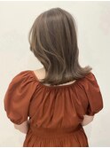小顔レイヤーカット/ミディアムレイヤー/レイヤーロング