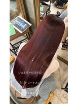 アンフィドットドゥルドゥ(AnFye.dueldo)&nbsp;ジュエリーシステム×LULUトリートメント×縮毛矯正で艶髪