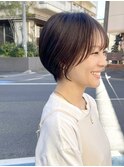 顔周りショート大人ショート30代40代