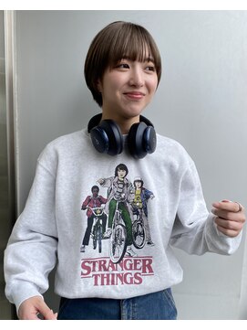 エアー 青山(AIR) 丸みショートシースルーバングくびれショートボブミニボブ