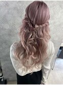 ヘアアレンジ/ヘアセット/お呼ばれヘア/推し活ヘアメイク/ヘアメ
