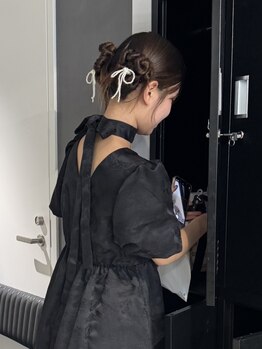 ジーレ(jiire)の写真/【jiire】のヘアセットは華やかで崩れにくい♪シーンに合わせてあなたの魅力を引き出します。