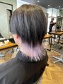 アグ ヘアー エヴァン 栄店(Agu hair evan)&nbsp;ウルフスタイルにインナーを組み合わせた個性派スタイル♪