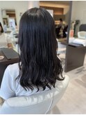コテ巻き風パーマ
