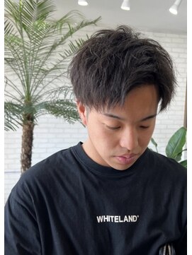 メンズバイココテラス 豊中(men's by cocoterace) アップバングショート/メンズカット/メンズショート