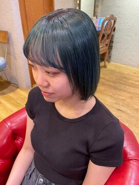 ヘアサロン アティリー(Hair Salon Attirer) 西梅田/ボブ/グレーベージュ/白髪ぼかし/ハイライト/ベージュ