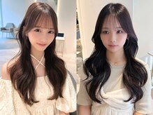 《＊韓国ガーリーレイヤー×シースルーバング＊》で王道韓国レイヤーカットスタイルも◎