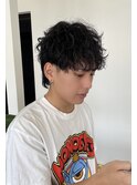 大人爽やかメンズパーマ奈良大安寺