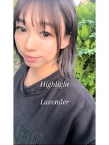 ゴート(GHOAT)&nbsp;ハイライト×ラベンダー