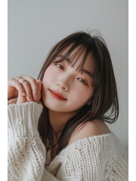 【ZEAL天神】シースルーバング＋アッシュベージュ★New Open