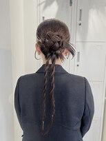 レシピ ラ クレア(recipe la couleur)&nbsp;お呼ばれカチモリヘア＊  