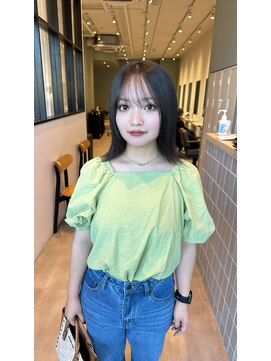 アヴェリー(avely) 外はねボブ/アッシュカラー/髪質改善/トリートメント/前髪カット