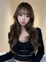 アイトーキョーエス 渋谷(AI TOKYO S)&nbsp;着物ヘア/ダークアッシュ/ミディアムレイヤーカット/渋谷