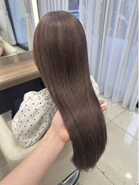 アローム(alom) ブリーチで作るシフォンベージュカラー