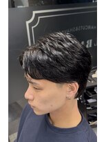 オアゾバーバー(OAZO BARBER)&nbsp;アップバング/センターパート/毛流れカット