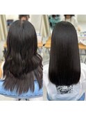 髪が変わる【美髪革命】艶髪/髪質改善/縮毛矯正/代々木