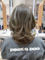 ピークアブー アヴェダ ギンザシックス(PEEK-A-BOO AVEDA GINZASIX) くびれミディ ワンホンレイヤー くびれレイヤー 時短◆
