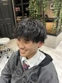 アグ ヘアー シルク 豊田市駅前店(Agu hair sylk)&nbsp;無造作感たっぷりのシャドウパーマ。パーマ初心者にもおススメ◎