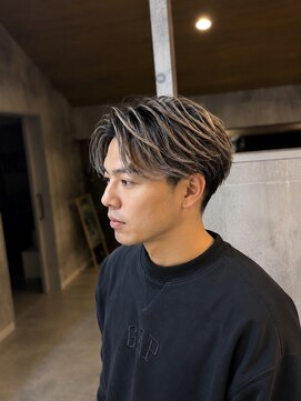 エルフグローリー(elf -glory-) 姫路飾磨◎メンズハイライトセンターパート