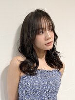 クラン 岡本(Chlan)&nbsp;アッシュブラウン　ゆるふわセミロング
