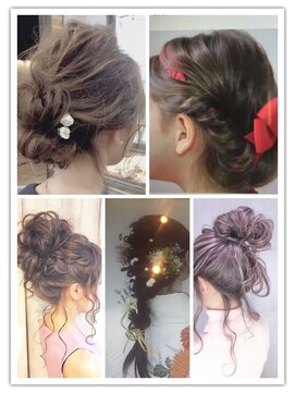 ヘアー バイ ミーズ(hair by Mii’s) いろいろ セットアップ