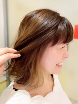 美容室 ダルテ(d'Arte)&nbsp;外ハネふんわり大人インナーカラーボブ