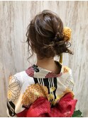 『estrela』浴衣に似合う大人シニョンヘアアレンジ