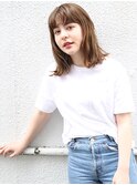 『カット+ファストブリーチ+ホワイトグレージュ』