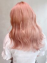 ペールピンク_毛先パーマことりベージュ_ba261494