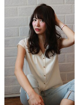 ヘアリゾートエーアイ 北千住店(hair resort Ai) 20代30代40代50代 色っぽふんわりロングの重軽ウェーブヘア♪