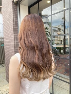 アレグラ(alegra) 毛先ブリーチ