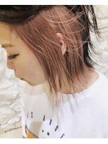 モアナバイヘッドライト 曽根店(Moana by HEADLIGHT)&nbsp;Moana#インナーカラー#ピンクベージュ#ボブ