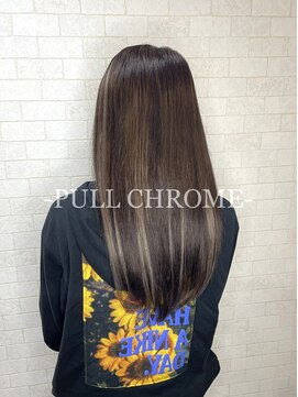 プルクローム(PULL CHROME) 【PULL EXTE】ホワイトメッシュ/ホワイトハイライト