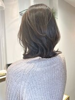 レトン 銀座(leton)&nbsp;白髪ぼかし/外ハネボブ/ペールベージュ/グラデーションカラー