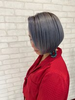 ビス フルール 日暮里店(Vis fleur)&nbsp;くすみブルー／ブルーアシュ/ルショートボブ[日暮里/日暮里駅]