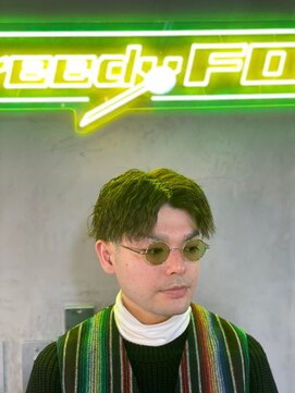 グリーディーフォックス 代々木(Greedy FOX) 束感/コンマヘア/アップバング/ツーブロックマッシュ/フェード