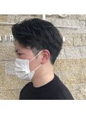 ツーブロックショート