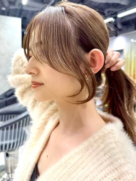 シティ(CITY) 20代 30代 40代 レイヤーカット 顔周り 韓国 ワンホン