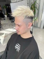 キング 梅田(K!ng)&nbsp;【梅田】メンズダブルカラーホワイトカラーブロンドヘアー