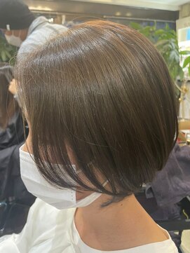 ヘアーサロン アモル(HAIR SALON Amor) ハイライトレイヤーカットダブルカラーイルミナカラー縮毛矯正
