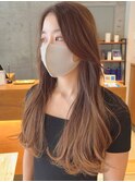 ロングレイヤースタイル
