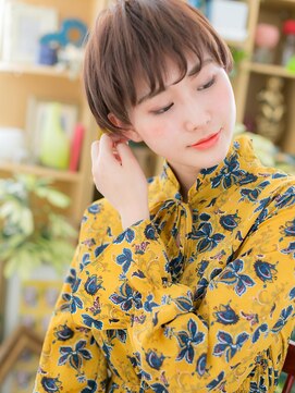 カバーヘア ブリス 戸田公園西口店(COVER HAIR bliss) 外国人風大人ハイライトマッシュショートc5戸田公園20代30代40代