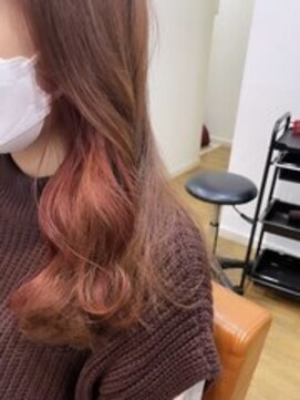 リボーンアルファ 船橋店(reborn α) イヤリングカラー☆ピンクブラウン