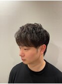 20代30代王道ツーブロック爽やか刈り上げ